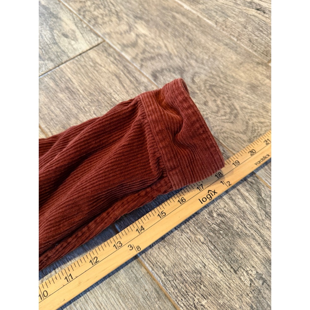 GAP Corduroy Shirt Jacket Medium Mens Shacket Long Sleeve Y2K Vintage Pockets - Picture 12 of 12